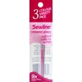 thumbnail image 2 of Sewline Mechanical Fabric Pencil Lead Refill 9/Pkg-3 Each - White, Black & Pink, 2 of 2