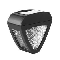 Solar Wall Light LED Mini Outdoor Lights Power for Outdoors Black