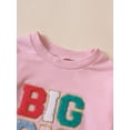 thumbnail image 6 of ATAIKU Kids Baby Girl Sweatshirt Sister Matching Tops Fall Winter Clothes - BIG SIS, 6 of 8