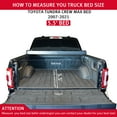 thumbnail image 2 of XTWEEX Hard Tri-fold Truck Bed Tonneau Cover Fits 2007-2021 Toyota Tundra 5.5 ft Bed Black(w/o Bed Storage Box), 2 of 9