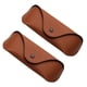thumbnail image 3 of 2pcs Glasses Cases Classic Oxford Cloth Lichee Grain Anti-pressure Sunglasses Box (Brown), 3 of 4