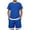 Blue, variant on Kids Boys Set 2 Piece Short Sleeve Shirt Shorts Matching Boys Clothing,White,6-7 Years