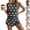 27# Black, variant on Womens 2 Piece Skirt Set Summer 2026 Polka Dot Print Crew Neck Sleeveless Tank Tops Asymmetrical Wrap Skort Outfits,Green,S