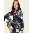 thumbnail image 3 of Women's Print Pajama Set Long Sleeve Tops And Pants Loungewear Sleepwear, 3 of 10