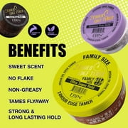 (2 pack) EBIN NEW YORK 24 Hour Edge Tamer Extra Mega Hold Hair Gel 2.7 oz, 1 Count