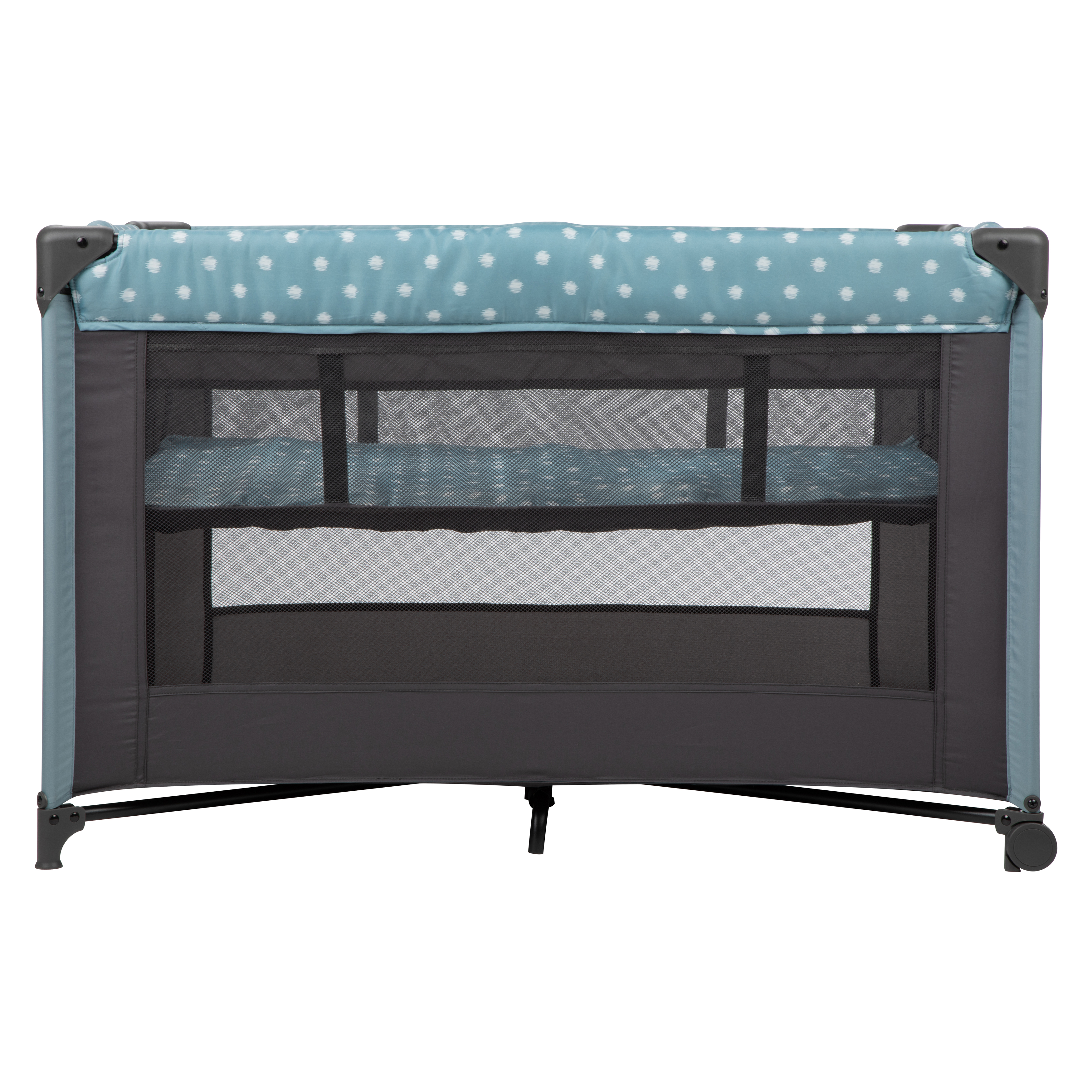 Babideal Dottie Baby Play Yard with Bassinet, Blue Dot - image 5 of 8