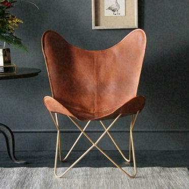 SAINTSTAG Home Decor Furniture NAd Chair, Art Deco Armchair, Tan Brown (Set of 5)