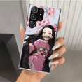 thumbnail image 4 of Funda de teléfono Demon Slayer Kamado Nezuko para Samsung Galaxy S24 S23 S22 S21 Ultra S20 FE S10 Plus S10E S9 S8 + S7 Edge con estampado suave, 4 of 5