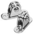 thumbnail image 5 of BESTOYARD 2Sets Heavy Duty Stainless Steel Rope Pulley Block with Ball Bearing Rollers for Industry, 5 of 8