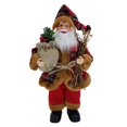 thumbnail image 3 of Christmas Standing Big Red Woolen Santa Claus, 3 of 9