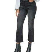 Karl Lagerfeld Womens Paris Women's High Rise Flared Jeans, Grey, 16