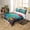 Coral Colorful, variant on Erosebridal Marine Dolphin Comforter Cover Twin,Ocean Wildlife Bedding Twin Size,Marine Decoration,Reversible,2-Piece(No Comforter)