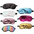 thumbnail image 2 of SHISUYAN 7pcs Sequin Sleep Mask Eye Mask Eye Protection Sleeping Mask Pyjamas Party Prop, 2 of 8