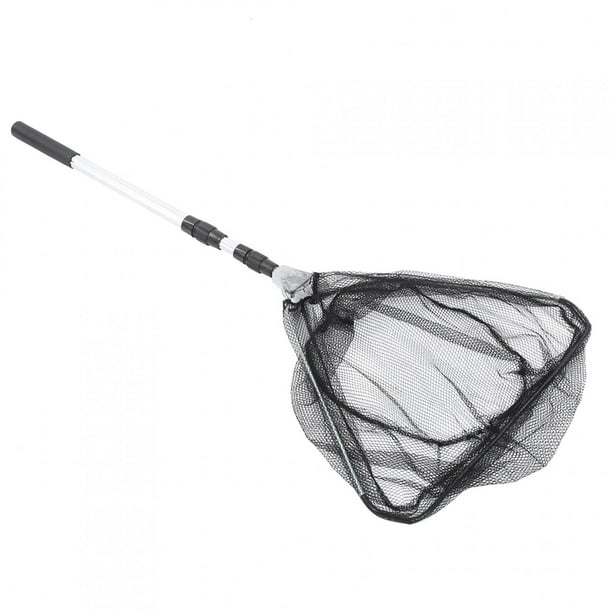 Lafgur Foldable Retractable Telescoping Pole Handle Fishing Net, Folding Fishing Landing Net, Collapsible For Ice Fishing Sea Fishing Wild Fishing Fis
