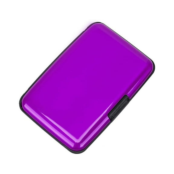 GJX RFID Blocking Credit Card Holder, Metal Wallet Waterproof ID Credit Card Protector Case Business Card Holder for Men or Women