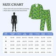 thumbnail image 4 of KLL large mouth green color bass fish Sleepwear Mens Flannel Pajamas,Long Cotton Pj Set-, 4 of 7