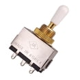 thumbnail image 4 of Interruptor de tono selector de pastilla de metal Hugo Bianca 3 vías Perilla blanca, 4 of 5