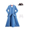 thumbnail image 6 of Disney Mary Poppins Women's Blue Coat Costume, 6 of 8