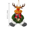 thumbnail image 7 of JHRGJIO Christmas Character Hanging Ornament with Heart Embellishment, Xmas Tree Pendant Accent, Festive Decor Display Christmas Decorations Indoor Outdoor Winter Decor, 7 of 7