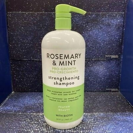 Feathr Beauty - Rosemary & Mint Strengthening Shampoo with Biotin 32 Fl OZ