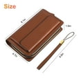 thumbnail image 7 of Leather Wallets For Men, Card Holder Wallet, Multifunctional Long Style Card Holder Portable Clutch Unisex for Storing Multiple Cash Credit Coin Purses Durable, Brown, 7 of 7