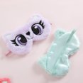thumbnail image 3 of 1pc Dibujos animados de dibujos animados de ojo de ojo máscaras de ojos adorable ojo de ojo de felpa mascarilla, 3 of 5