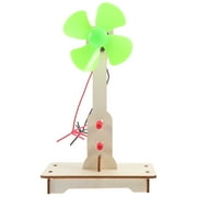 DIY Hand Crank Wind Generator Toy for Kids Science Educational Gift Small Size