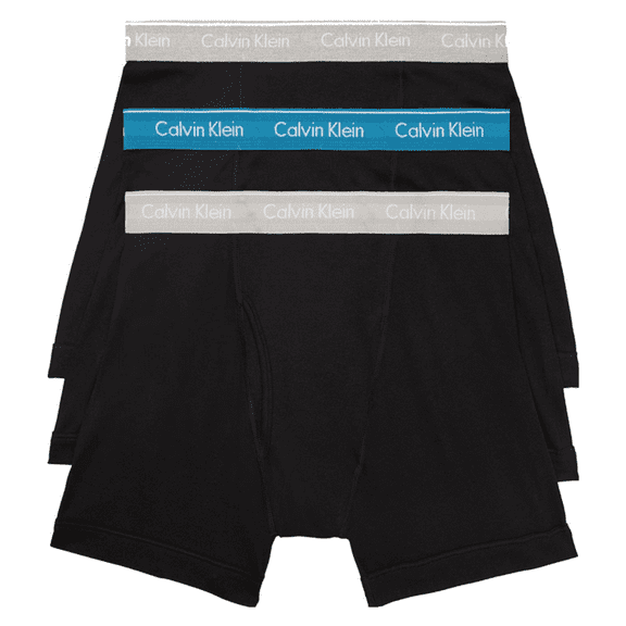 Calvin Klein Men's Underwear Cotton Classics 3-Pack Boxer Brief, Small