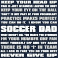 thumbnail image 3 of CafePress - Soccer Dad Quotes Dark T Shirt - Men's Classic Graphic Cotton T-Shirt, 3 of 4