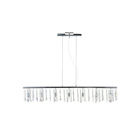 

Gracewood Hollow Janine 7 Light Down Chandelier With Chrome Finish