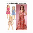 thumbnail image 2 of Butterick Paper Sewing Pattern 6202 - Dresses and Shorts for Kids, 2 of 4