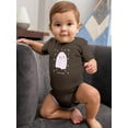 thumbnail image 2 of Spooky Night. Cute Happy Ghost Bodysuit Infant -Image by Shutterstock,  18 Months, 2 of 4