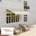 thumbnail image 2 of Outsunny Toile de Remplacement pour Auvent Rétractable 9'x8' Housse d'Auvent Extérieur, 2 of 10