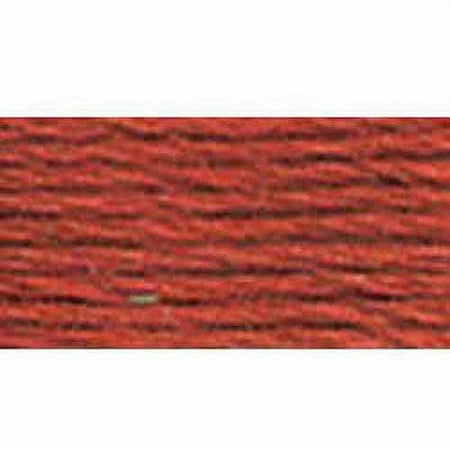 UPC: 0077540395095 | DMC Six-Strand Embroidery Cotton  8.7 yard  12 pack  Color – Terra Cotta