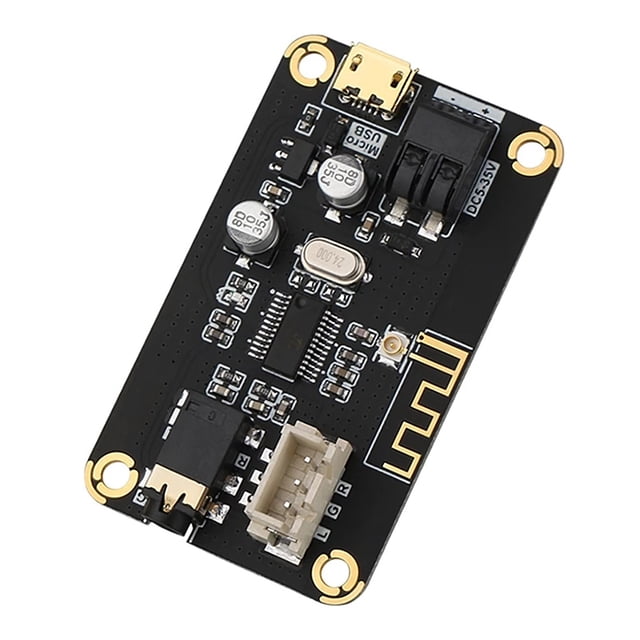 Inteprter Altavoz amplificador de potencia, módulo decodificador 4,2 compatible con Bluetooth, placa de circuito receptor inalámbrico de salida Dual de Electrónica miscelánea