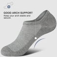 thumbnail image 2 of CAILDANL No Show Socks Men, Low Cut Ankle Short Casual Cotton Socks with Non Slip Grips 6-10/11-13, 2 of 7