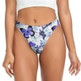 thumbnail image 1 of Fotbe Butterflies Tanga Sin Costuras para Mujer con Estampado – Panties Invisibles, Transpirables y Cómodos para Uso Diario-Medium, 1 of 6