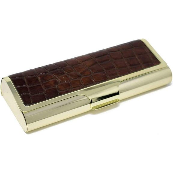 Metallic Hard Shell Print Protective Eyeglasses Case