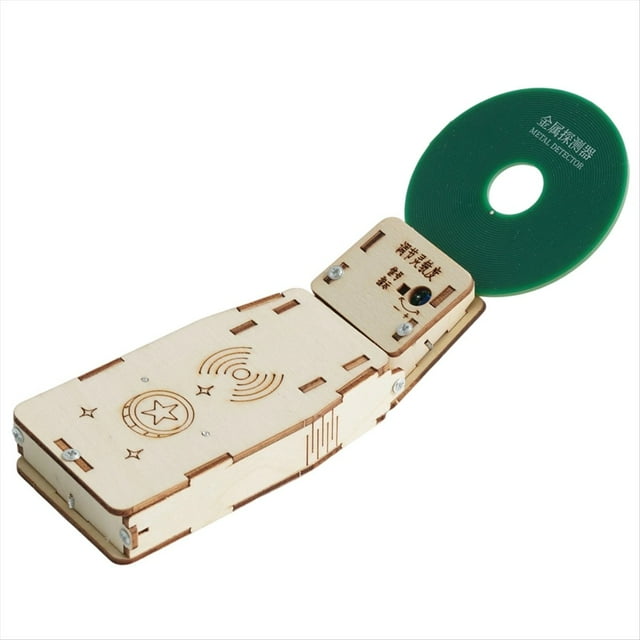 DIY Metal Detector Technology Science Experimental Tool Kit Learning Educational Wooden Puzzle for Kids Teaching Aid