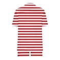 thumbnail image 6 of CLOISE Womens Beach Vacation Outfits Plus Size 2 Piece Striped Matching Sets with Pockets Outfits Short Sleeve Cardigan Shorts Travel Clothes, 6 of 6