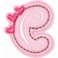 thumbnail image 4 of 26 Pcs Iron on Letters for Fabric Alphabet Stickers for Kids Sewing Patches Pink, 4 of 5