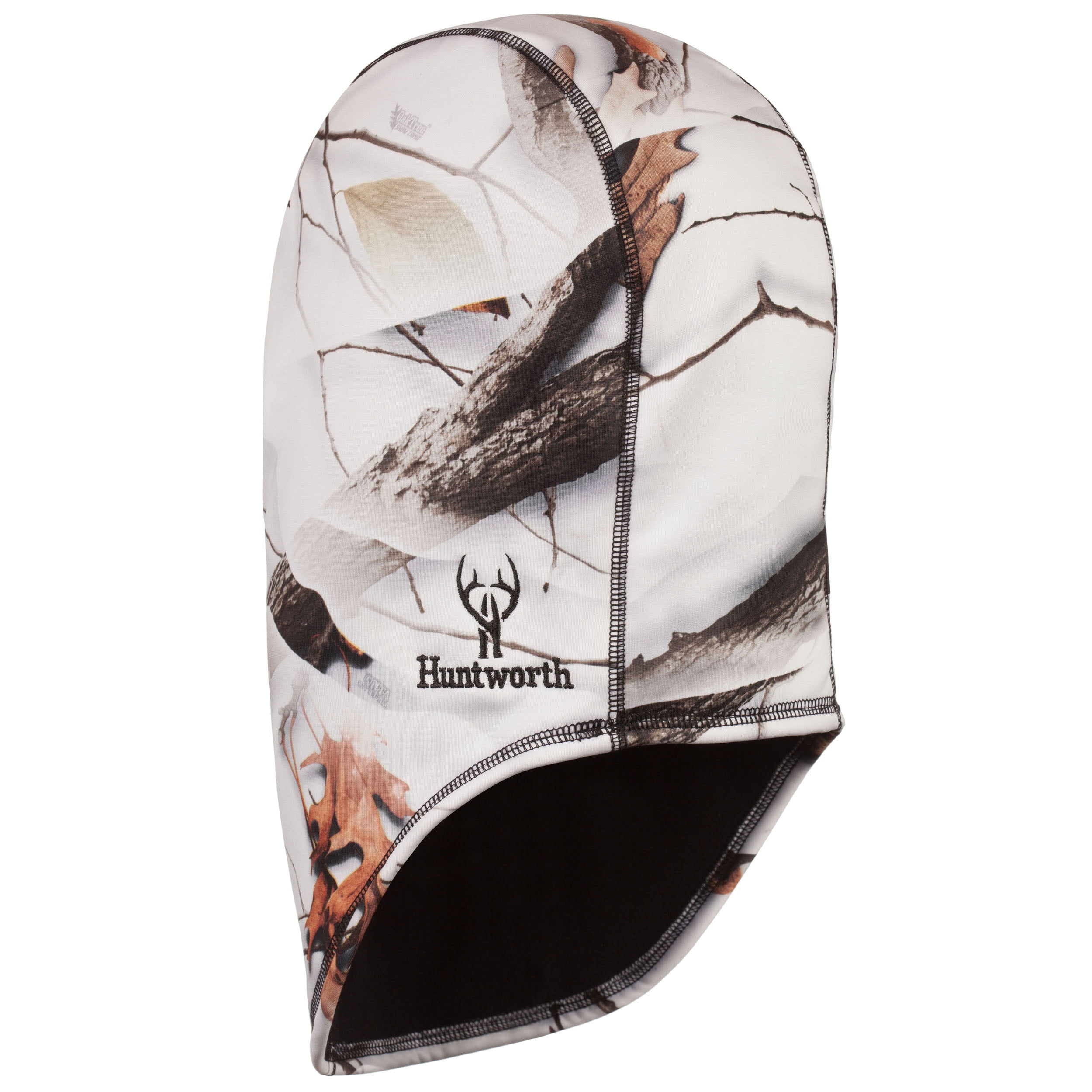 Men’s Rawline Lined, Performance Fleece Reversible Balaclava (Snow Camo Brown)