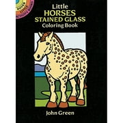 Dover Publications Little Horses Stained Glass Coloring Book