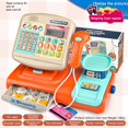 thumbnail image 3 of Pretend Cash Register Toy  Weighing Machine Playset for Kids with Scanner Food & Calculator  Gift Ages 3+, 3 of 7