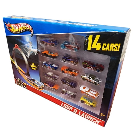Mattel Hot Wheels Loop & Launch Track Set for Kids 5-10 Years Old with Adjustable 2-Foot-Tall Winner S Cage, Spiral Loop, & Point Panels, Simple Set-Up & Collapsible for Easy Storage main image 1