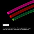 thumbnail image 5 of Unique Bargains 6Pcs Replacement Fiber Optic Sight Rods, 10 Inch 0.03 Inch OD PMMA Bows Sights Fluorescence Red Green Orange, 5 of 5