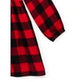 thumbnail image 3 of Wonder Nation Girls Long Sleeve Flannel Dress, Sizes 4-18 & Plus, 3 of 3