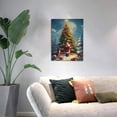 thumbnail image 5 of 12x16 inch Canvas For Pictures Wall Art Moon Night Christmas Tree,Rustic Yard,Living Room,Yard,Man Cave Wall Decor Oil Painting Canvas Poster,Charm Christmas Tree Modern Art Decoration Prints, 5 of 6