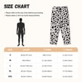 thumbnail image 2 of Pajama Pants Women, black white graphics Sweatpants Soft Sleep Lounge Pants, Casual PJ Bottoms Pants with Pockets, 2 of 5