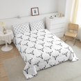 thumbnail image 3 of Erosebridal Cow Skull Comforter Set Western Cowboy Bedding Set West White Comforter Adult Duvet Set,1 Comforter+ 1 Pillow Sham, 3 of 6